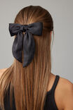 Hair Bow Clip, BLACK - alternate image 1