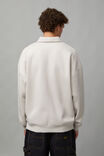 Unified Collared Fleece Crew, FOG WHITE/UNIFIED - alternate image 3