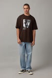 Essential Music Merch T Shirt, LCN BRA CHOC TORTE/TUPAC WINDOW - alternate image 2