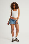 Ari Slouchy Mini Skirt, DAYDREAM INDIGO - example image 1