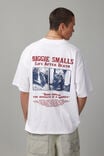 Box Fit Music Merch T Shirt, LCN MT WHITE/BIGGIE EDITORIAL - alternate image 1