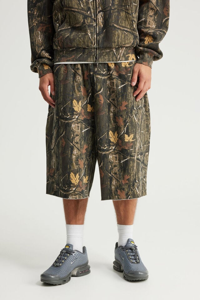 Authentics Baggy Track Short, FORREST CAMO