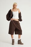 Authentics Baggy Track Short, WALNUT - example image 2