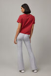 High Waisted Flare Pull On Pant, GREY MARLE - alternate image 3