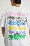 Half Half Heavyweight Core Fit Tshirt, HH WHITE/STACKER - example image 4