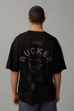 Box Fit Unified Tshirt, BLACK/RUCKER - alternate image 1