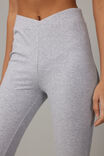 High Waisted Flare Pull On Pant, GREY MARLE - alternate image 4