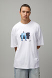 Essential Music Merch T Shirt, LCN MT WHITE/BIG POPPA - alternate image 1