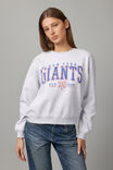 Lcn Nfl Graphic Crew Sweater, LCN NFL GREY MARLE/GIANTS - alternate image 1
