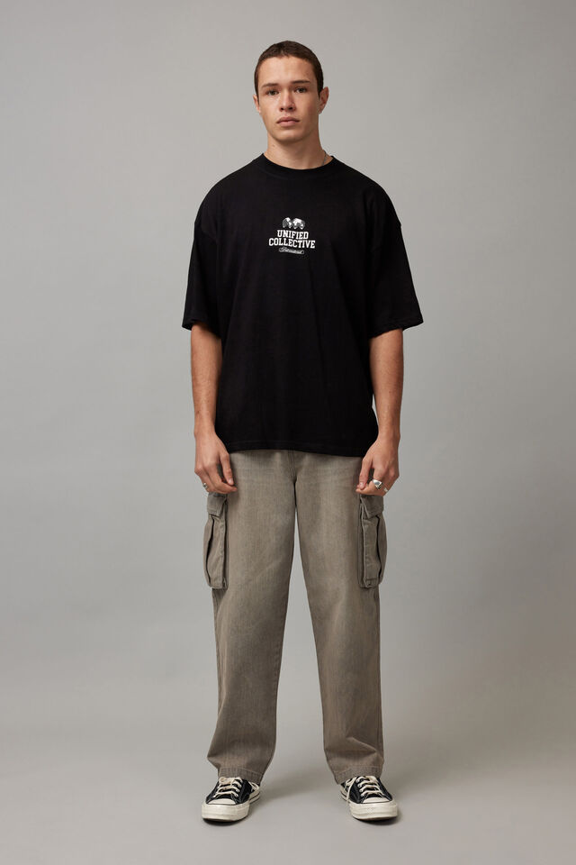 Box Fit Unified Tshirt, UC BLACK/SUPPLY CO