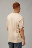 Relaxed Fit Basic T Shirt, BEIGE - alternate image 3