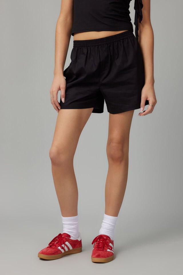 Tilly Boxer Short, BLACK