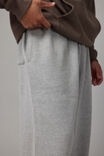 Baggy Straight Leg Trackpant, GREY MARLE - alternate image 3