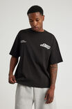 Open Gallery Box Fit Tshirt, OG BLACK/STRAWBERRY - example image 2