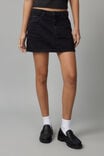 The Everyday Denim Skirt, WASHED BLACK - alternate image 2