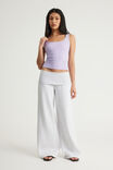 Authentics Scoop Rib Tank, CRISP LILAC - example image 2