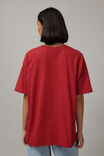 Baggy Graphic Tee, VINTAGE RED / NEW YORK - alternate image 3