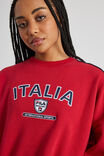 Fila Lcn Slouchy Crew, FILA ITALIA/RED - alternate image 4