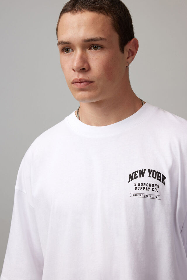 Box Fit Unified Tshirt, UC WHITE/NEW YORK LIBERTY