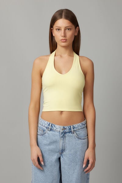 Holly Halter Top, YELLOW