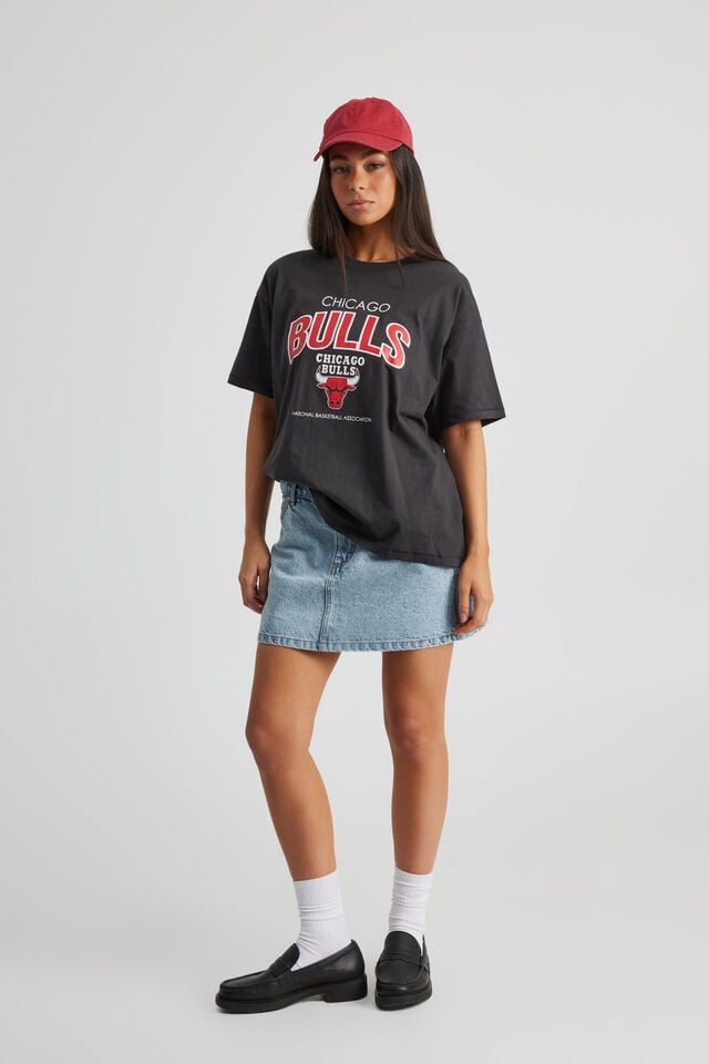 Nba Baggy Graphic Tee, LCN NBA PHANTOM/CHICAGO BULLS