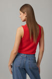 Ivy Knit Tank, RANCH RED - alternate image 3