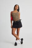 Printed Longline Tank, LEOPARD PRINT - alternate image 1