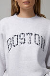 Original Crew Neck Sweater, SILVER MARLE/BOSTON - alternate image 4