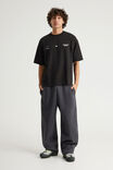 Open Gallery Box Fit Tshirt, OG BLACK/VERTICAL OUTLINE - example image 4