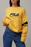Fila Lcn Oversized Knit Crew, GOLD/FILA SPORT - alternate image 4