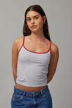 Classic Cami, GREY MARLE/RED - alternate image 1