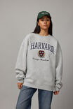 Lcn College Crew Neck Sweater, LCN HAR GREY MARLE/HARVARD - alternate image 5