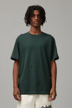 Relaxed Fit Basic T Shirt, IVY GREEN - alternate image 1