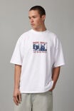Box Fit Music Merch T Shirt, LCN MT WHITE/BIGGIE EDITORIAL - alternate image 4