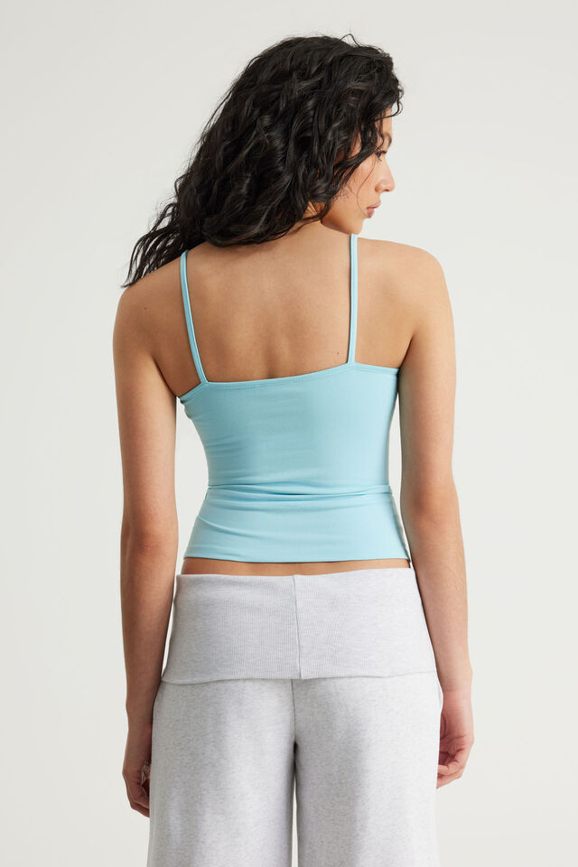 Snatched Cami, LAGUNA BLUE