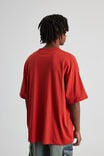 Oversized Nba T Shirt, LCN NBA RED CLAY/CHICAGO BULLS HERITAGE - alternate image 3