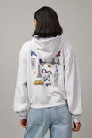 Graphic Hoodie, SILVER MARLE/NY ICONS - alternate image 3