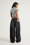 Mega Baggy Jean, CRYSTAL FLAMES BLACK - example image 3