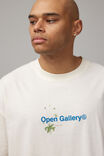 Oversized Open Gallery T Shirt, OG VANILLA/FLORAL DIARY - alternate image 4