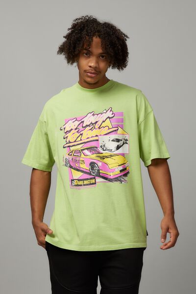 Oversized Nascar T Shirt, LCN NAC LIME/NASCAR DARLINGTON
