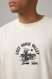 Half Half Box Fit Graphic T Shirt, HH SAWDUST/LOST HORSE VALLEY - alternate image 4