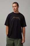 Essential Music Merch T Shirt, LCN MT BLACK/METALLICA LOGO - alternate image 1