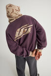 Open Gallery Zip Thru Hoodie, OG FROZEN BERRY/ SPLICE - example image 3