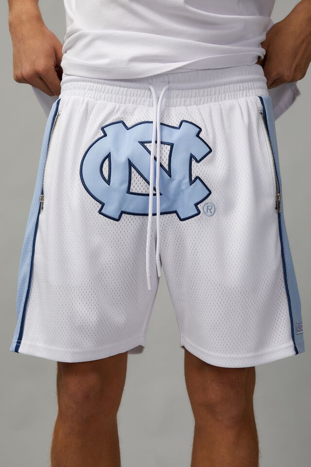 North Carolina Basketball Short, LCN UNC WHITE/NORTH CAROLINA