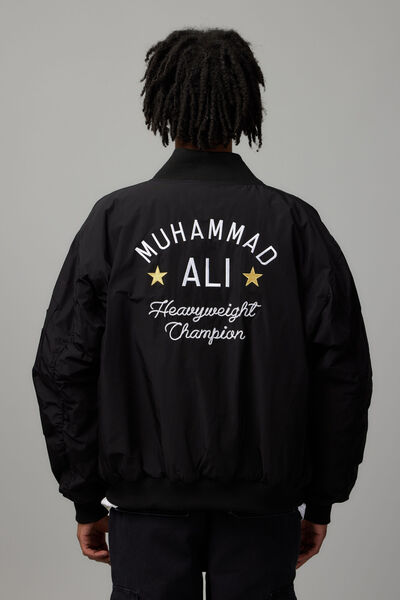 Muhammad Ali Bomber Jacket, LCN ALI MUHAMMAD ALI/HEAVYWEIGHT CHAMPION