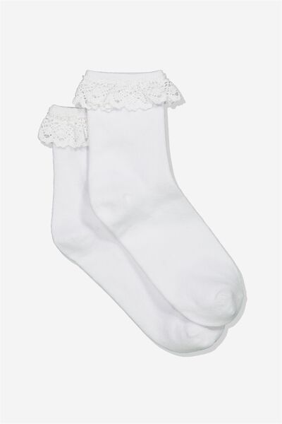 The Original Sock, WHITE LACE