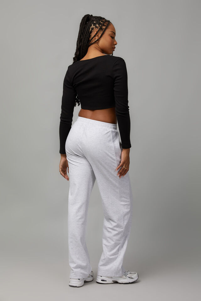 Relaxed Trackpant, SILVER MARLE