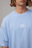 Heavy Weight Box Fit Graphic Tshirt, UC CAROLINA BLUE/NY BADGE - alternate image 4