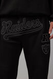 Nfl Relaxed Trackpant, LCN NFL BLACK/RAIDERS STEALTH - alternate image 4
