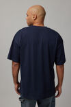 Oversized Marvel T Shirt, LCN MAR NAVY BLAZER/X MEN EMB - alternate image 3